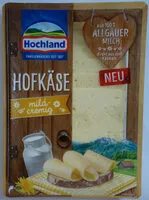 Mängden socker i Hofkäse
