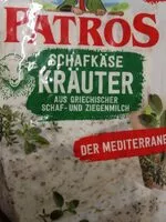 Mängden socker i Schafkäse Kräuter Der Mediterrane