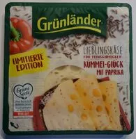 Mängden socker i Lieblingskäse für Feinschmecker - Kümmel-Glück mit Paprika