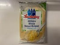 Mängden socker i Mildes Wein Sauerkraut