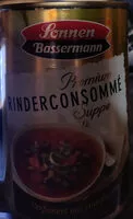 Mängden socker i Rinderconsommé verfeinert mit Himalaya-Salz