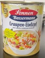 Mängden socker i Graupen-Eintopf
