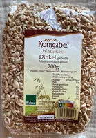 Mängden socker i Dinkel gepufft