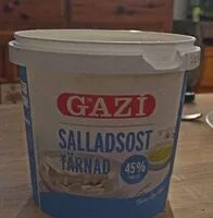 Mängden socker i Salladsost