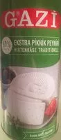 Mängden socker i Gazi Peynir