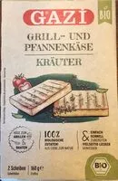 Mängden socker i Grill und Pfannenkäse Kräuter