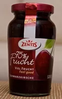 Mängden socker i 75% Frucht Schwarzkirsche