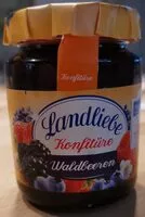 Mängden socker i Konfitüre Waldbeere