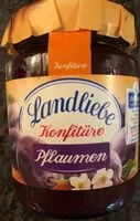 Mängden socker i Pflaumenkonfitüre