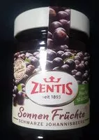 Mängden socker i Sonnen Früchte schwarze Johannisbeere  Konfitüre