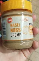 Mängden socker i Haselnuss creme
