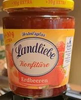 Mängden socker i Landliebe Konfitüre Erdbeeren