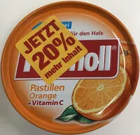Mängden socker i Pulmoll Pastillen Orange + Vitamin C