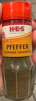 Mängden socker i Pfeffer schwarz gemahlen
