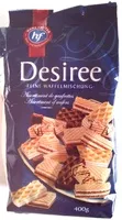 Mängden socker i Desiree FEINE WAFFELMISHUNG
