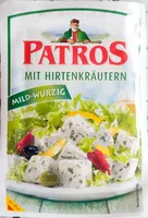 Mängden socker i Patros Hirtenkäse