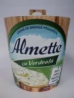Mängden socker i Almette Crema de branza cu verdeață