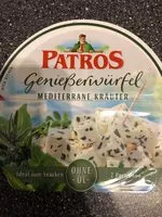 Mängden socker i Patros Genießerwürfel mediterrane Kräuter