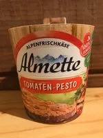 Mängden socker i Alpenfrischkäse Tomaten-Pesto