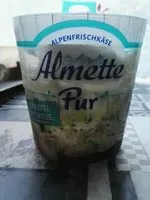 Mängden socker i Almette Genuss Pur Schalotte-Petersilie