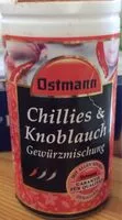 Mängden socker i Chillies & Knoblauch Gewürzmischung