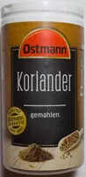 Mängden socker i Koriandersaat gemahlen