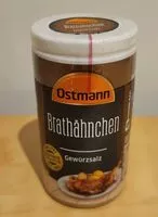 Mängden socker i Brathähnchen Gewürzsalz