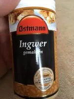 Mängden socker i Ingwer gemahlen