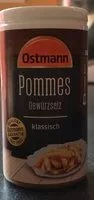 Mängden socker i Pommesgewürz (klassisch)