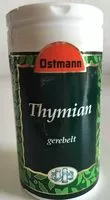 Mängden socker i Thymian gerebelt