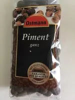 Mängden socker i Piment (Nelken-Pfeffer), ganz, Nachfüllbeutel