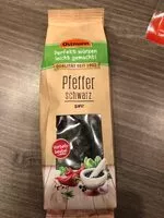Mängden socker i Pfeffer schwarz, ganz