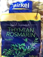 Mängden socker i Thymian-Rosmarin-Nudeln