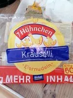 Mängden socker i Krauselli Eiernudeln