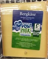 Mängden socker i Von Hier Bergkäse