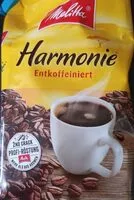 Mängden socker i Harmonie Kaffee entkoffeiniert