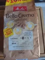 Mängden socker i Melitta Bella Crema