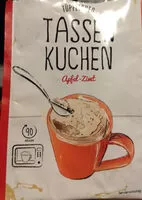Mängden socker i Tassen Kuchen Apfel-Zimt