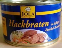 Mängden socker i Hackbraten in deftiger Zwiebel-Bratensauce