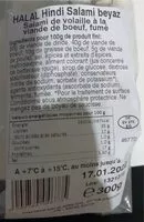 Mängden socker i Hindi salami