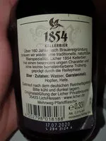Mängden socker i 1854