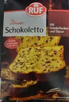 Mängden socker i SCHOKOLETTO Schokoflockenkuchen mit Glasur