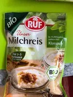 Mängden socker i Ruf Milchreis
