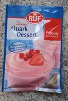 Mängden socker i Quark Dessert Erdbeer