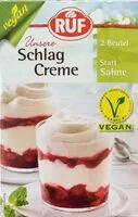 Mängden socker i Vegane Schlagcreme