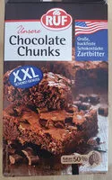 Mängden socker i Chocolate Chunks Zartbitter
