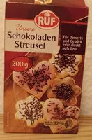 Mängden socker i Schokoladenstreusel
