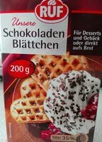 Mängden socker i Schokoladen Blättchen