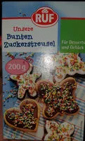 Mängden socker i Unsere Bunten Zuckerstreusel