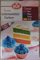 Mängden socker i Lebensmittelfarben